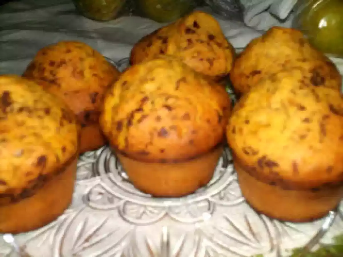 Muffins de abobora e chocolate