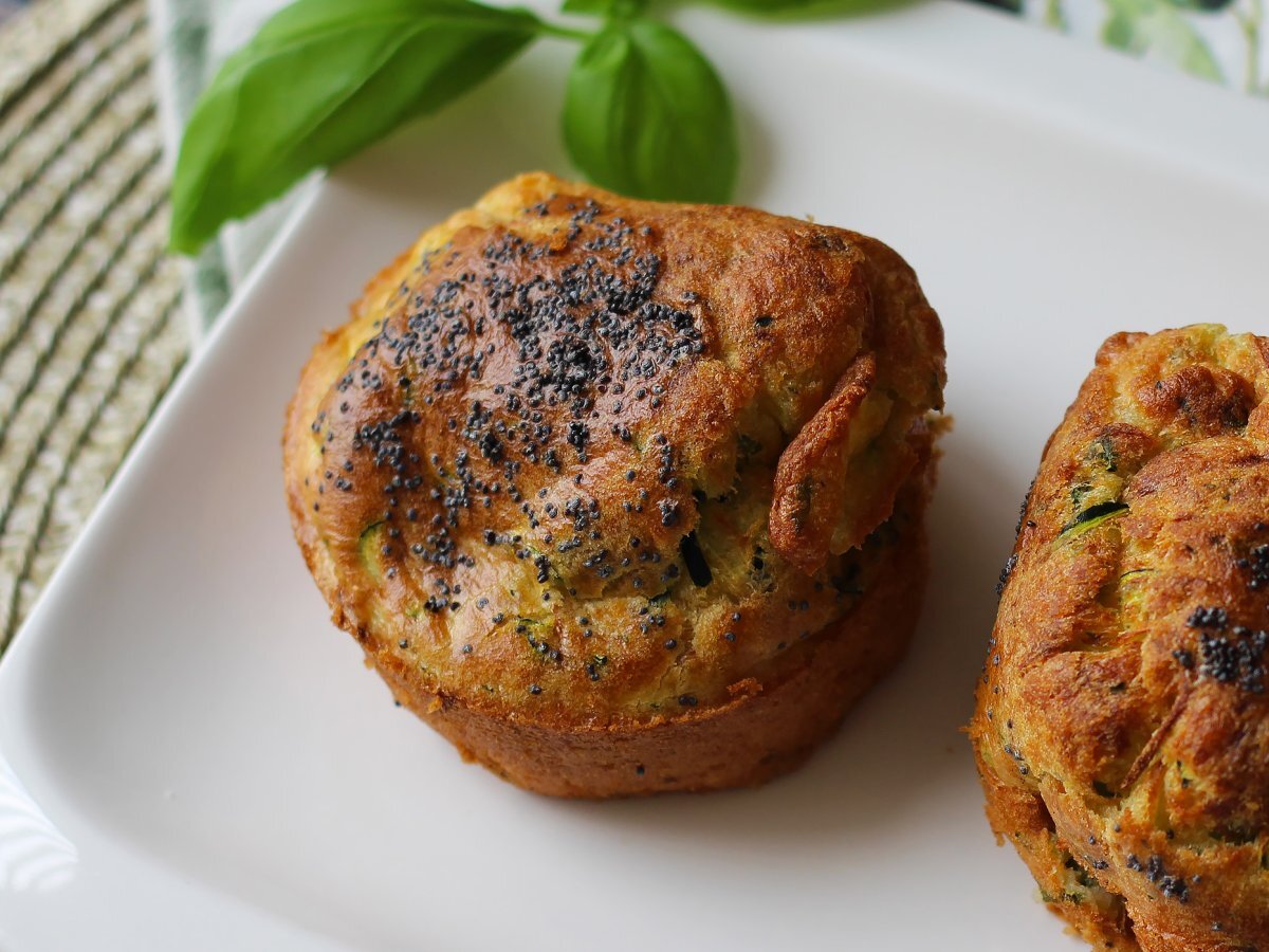 Muffins de abobrinha na Air Fryer: Receita leve e fofinha