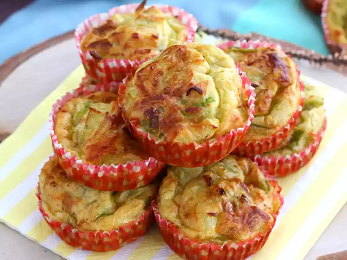 Muffins de alho francês (alho poró) - foto 2