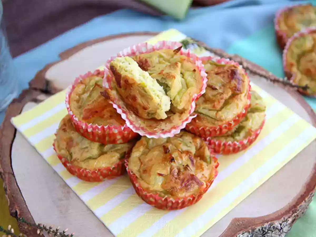Muffins de alho francês (alho poró) - foto 4