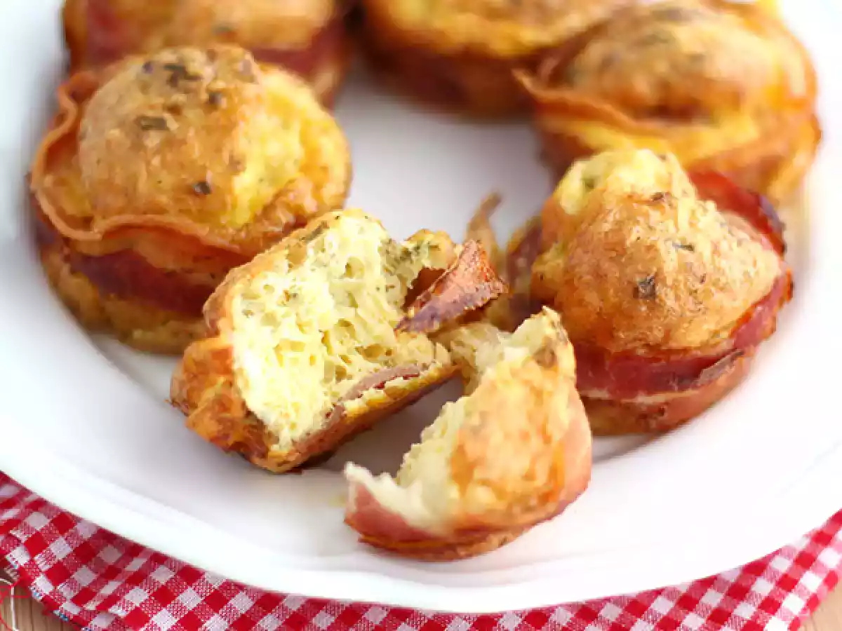 Muffins de bacon - foto 3