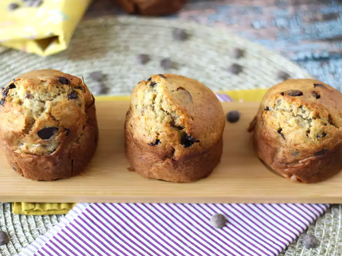 Muffins de banana e chocolate macios e irresistíveis para um lanche perfeito - foto 6