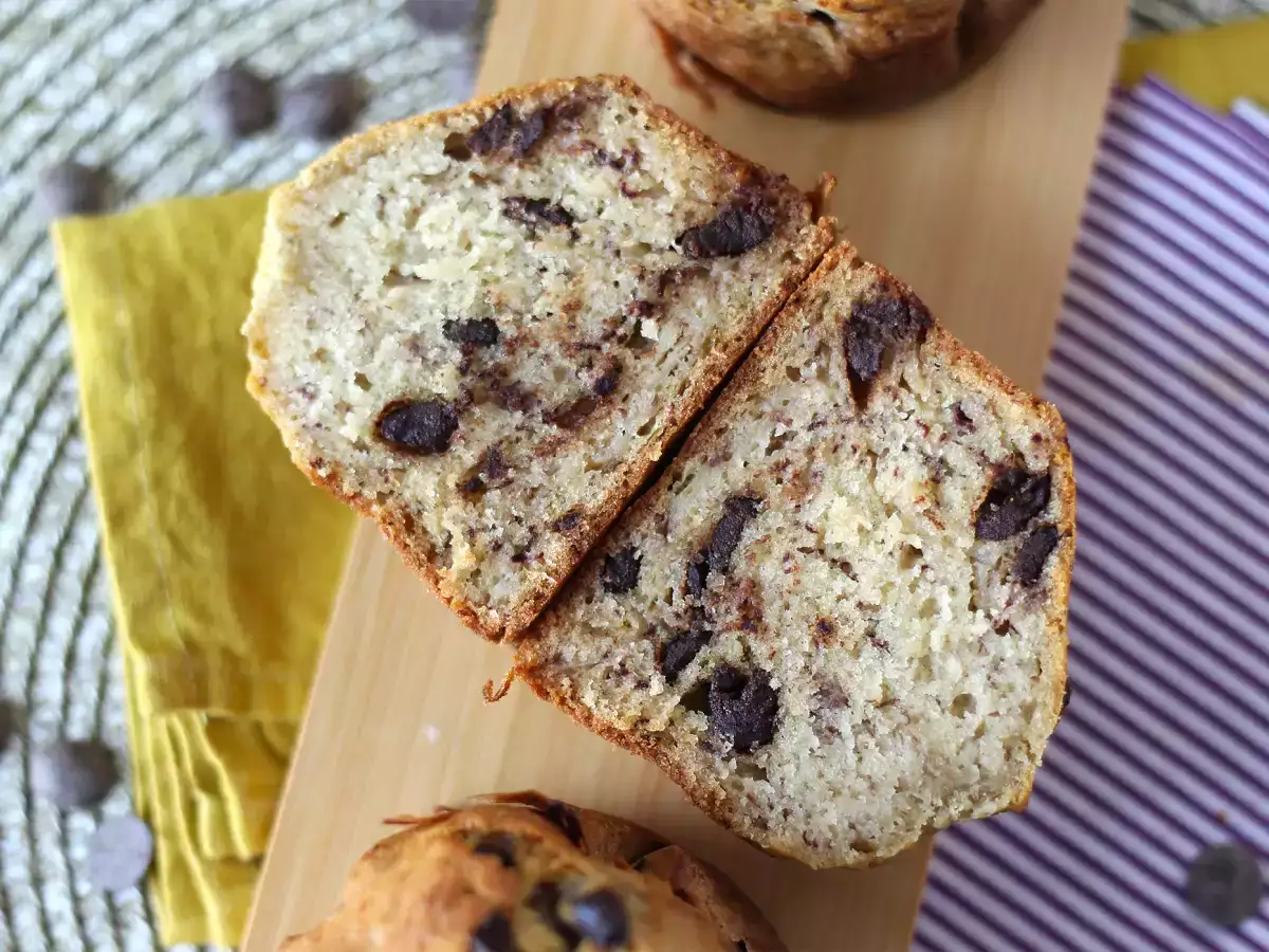 Muffins de banana e chocolate macios e irresistíveis para um lanche perfeito - foto 8