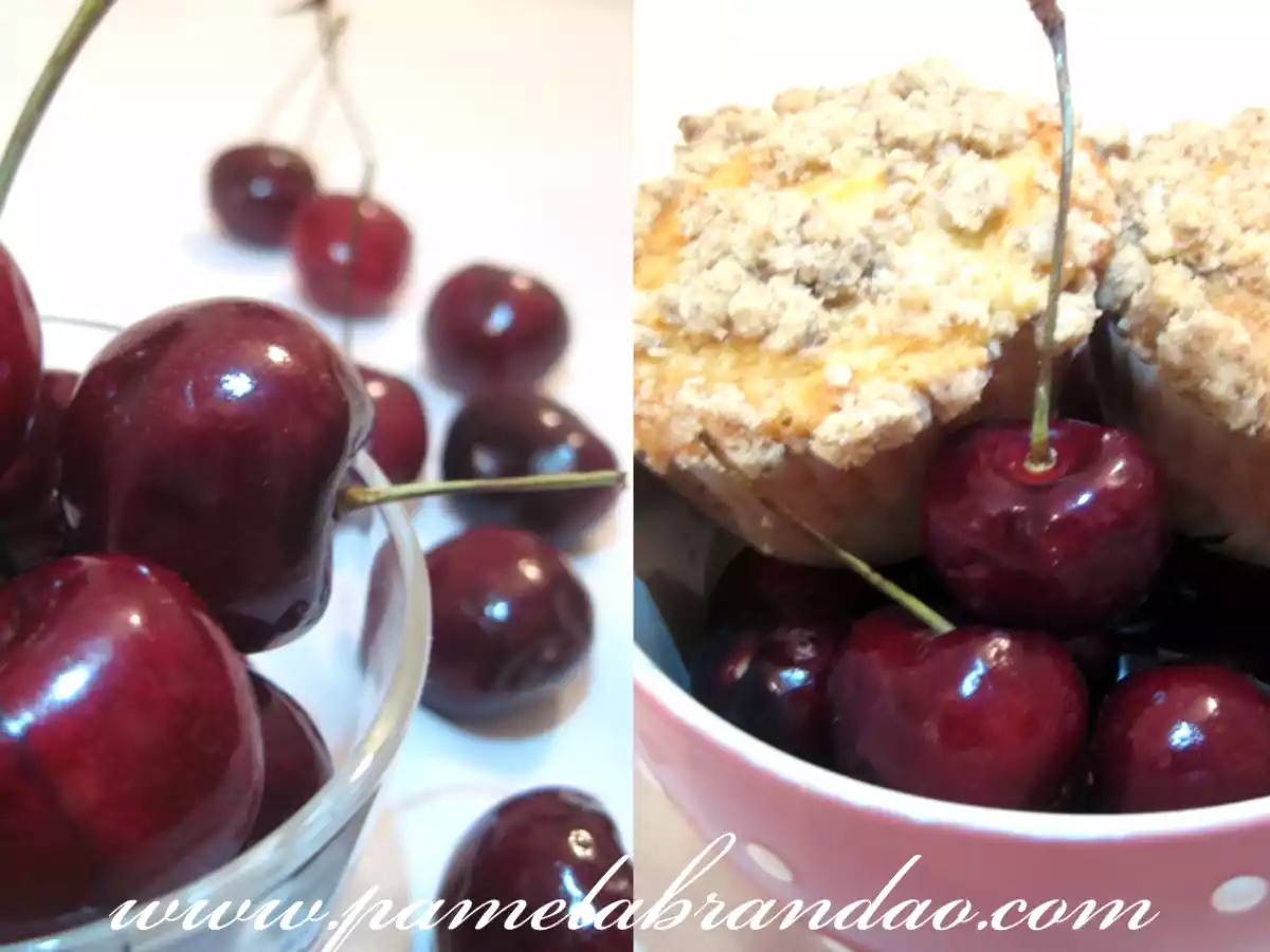 Muffins de Cereja com Cobertura Crocante - foto 2