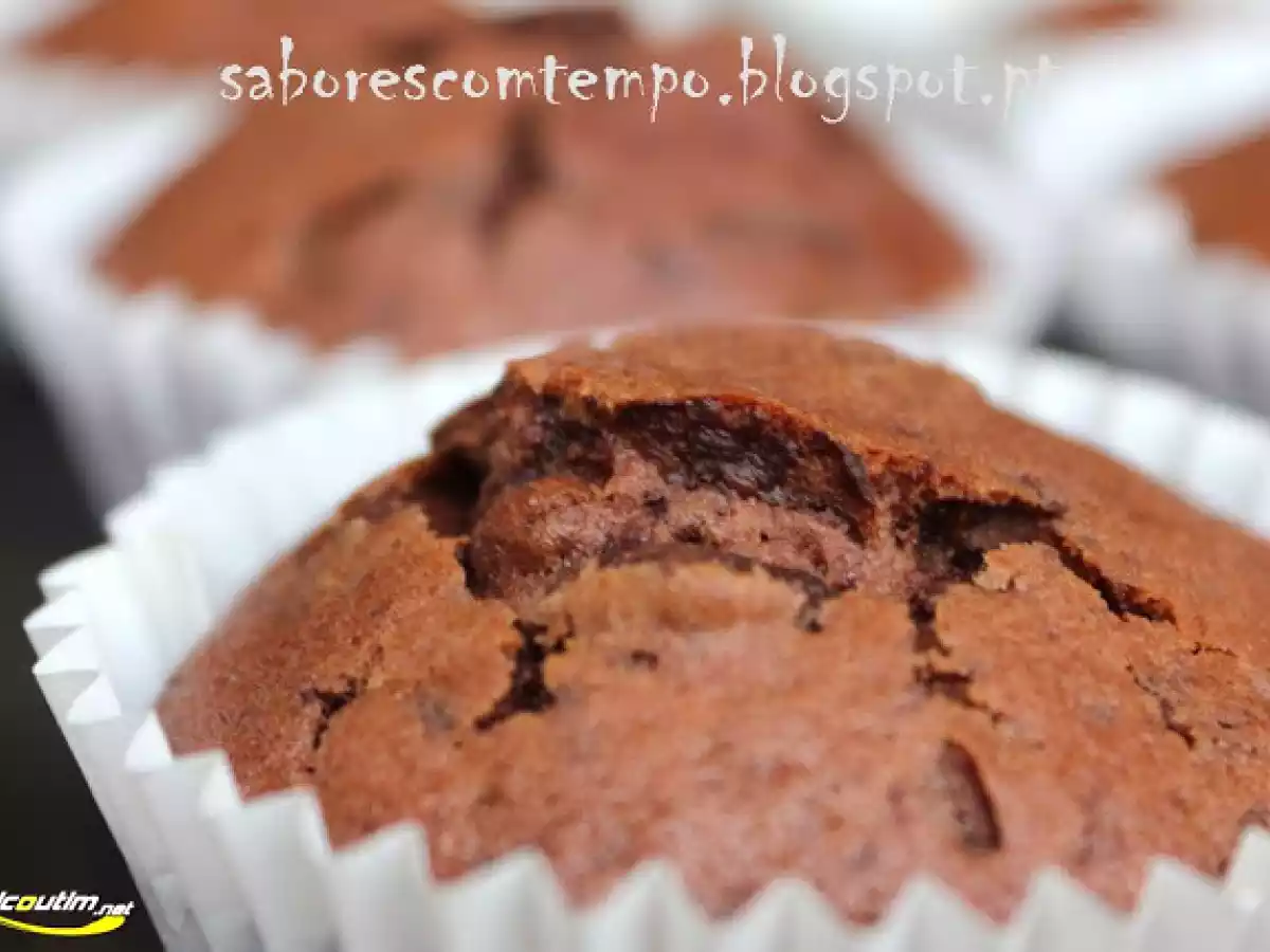 Muffins de chocolate