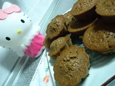 Muffins de chocolate com pepitas