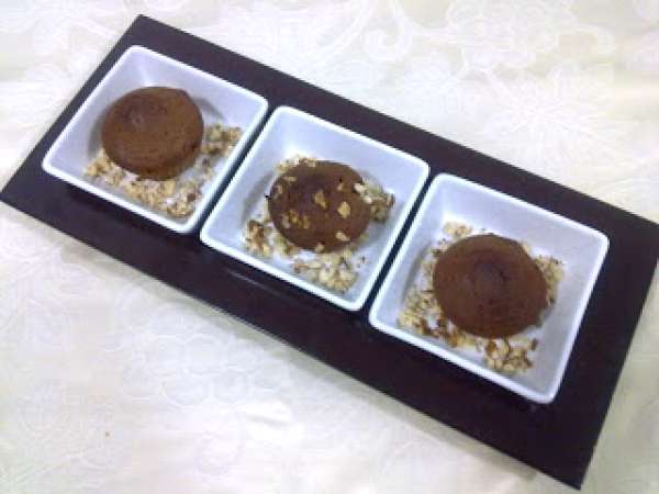 Muffins de Chocolate e Avelãs