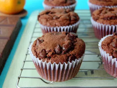 Muffins de Chocolate e Laranja