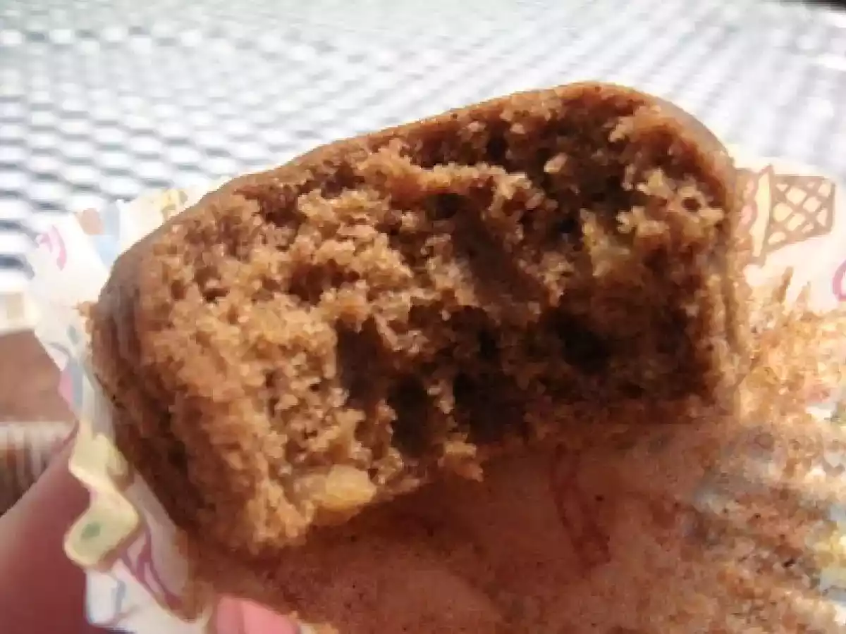 Muffins de chocolate e nozes