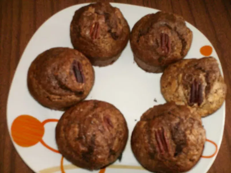 Muffins de chocolate e nozes pecans, foto 1