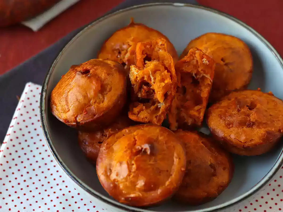 Muffins de chouriço: macios e picantes - foto 3