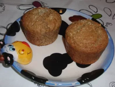 Muffins de coco e canela