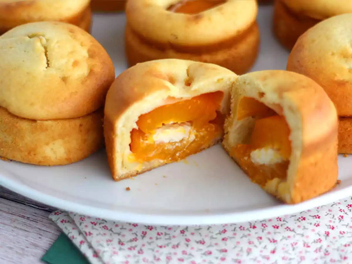 Muffins de damasco (alperce) e mascarpone - foto 3
