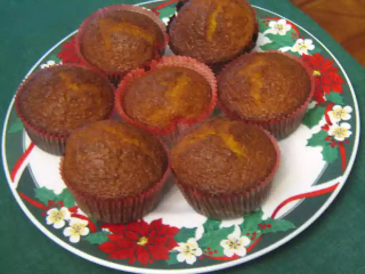 Muffins de Laranja com Pepitas de Chocolate
