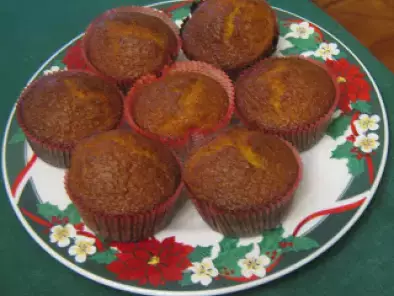 Muffins de Laranja com Pepitas de Chocolate