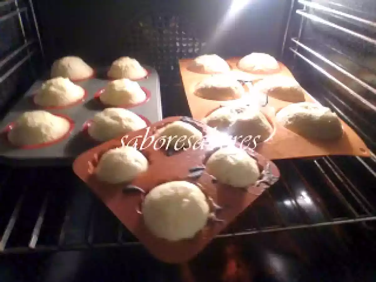 Muffins de manteiga de Amendoim com pepitas de chocolate - foto 6