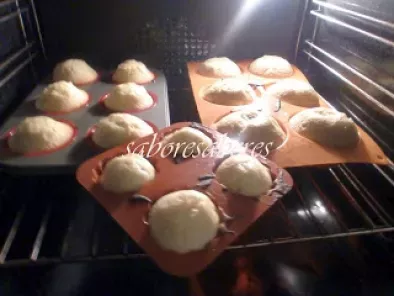 Muffins de manteiga de Amendoim com pepitas de chocolate - foto 6