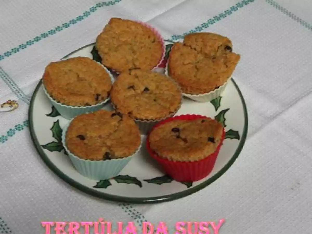 Muffins de manteiga de amendoim e chocolate negro - foto 2