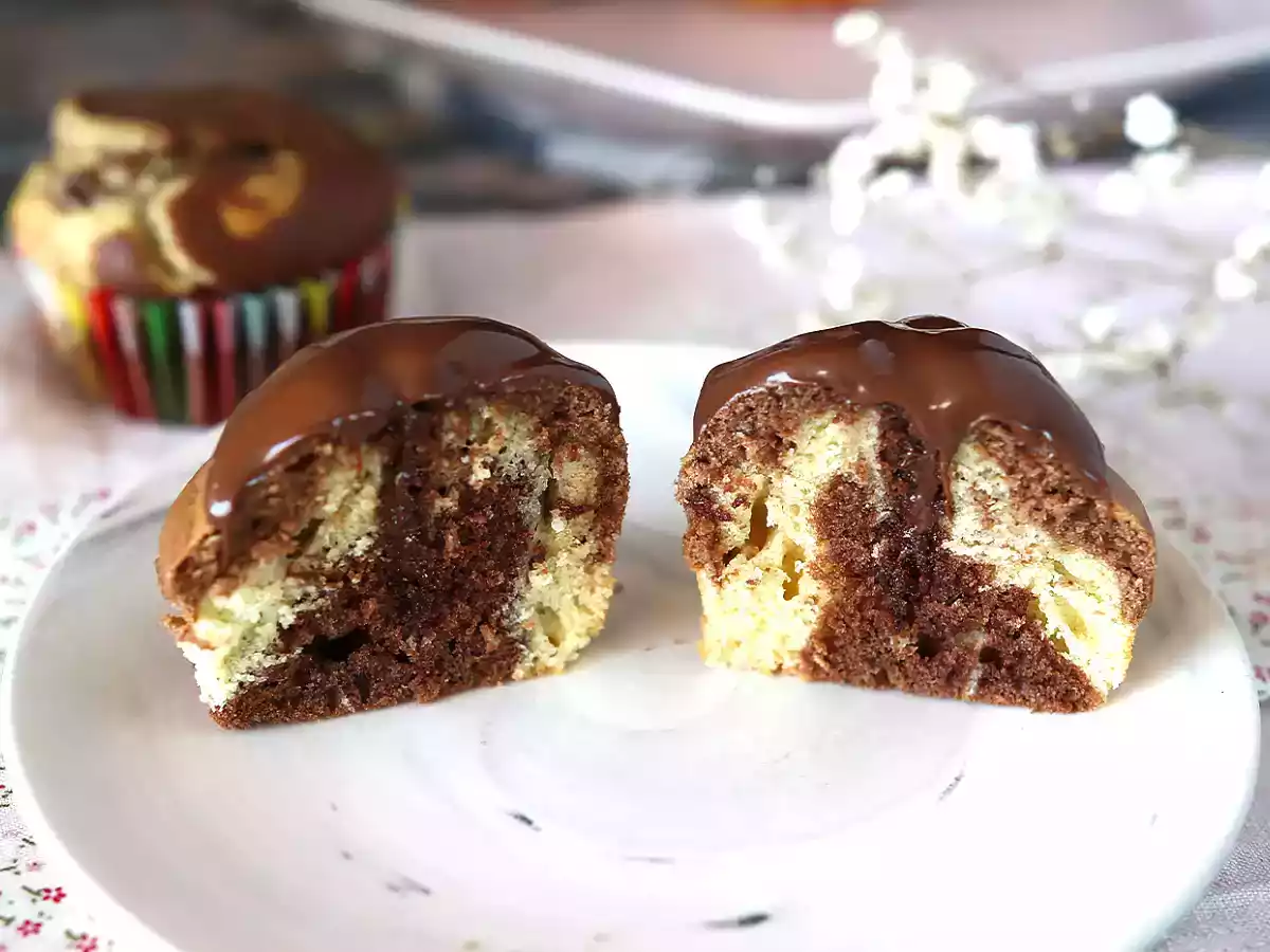 Muffins de mármore