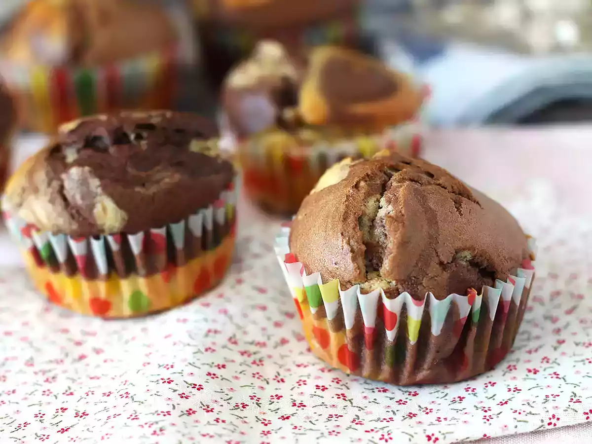 Muffins de mármore - foto 2
