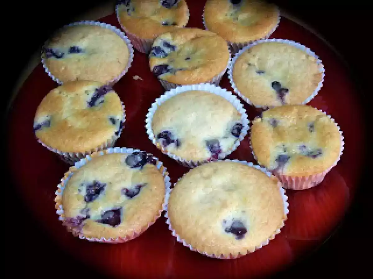 Muffins de Noz e Mirtilo!