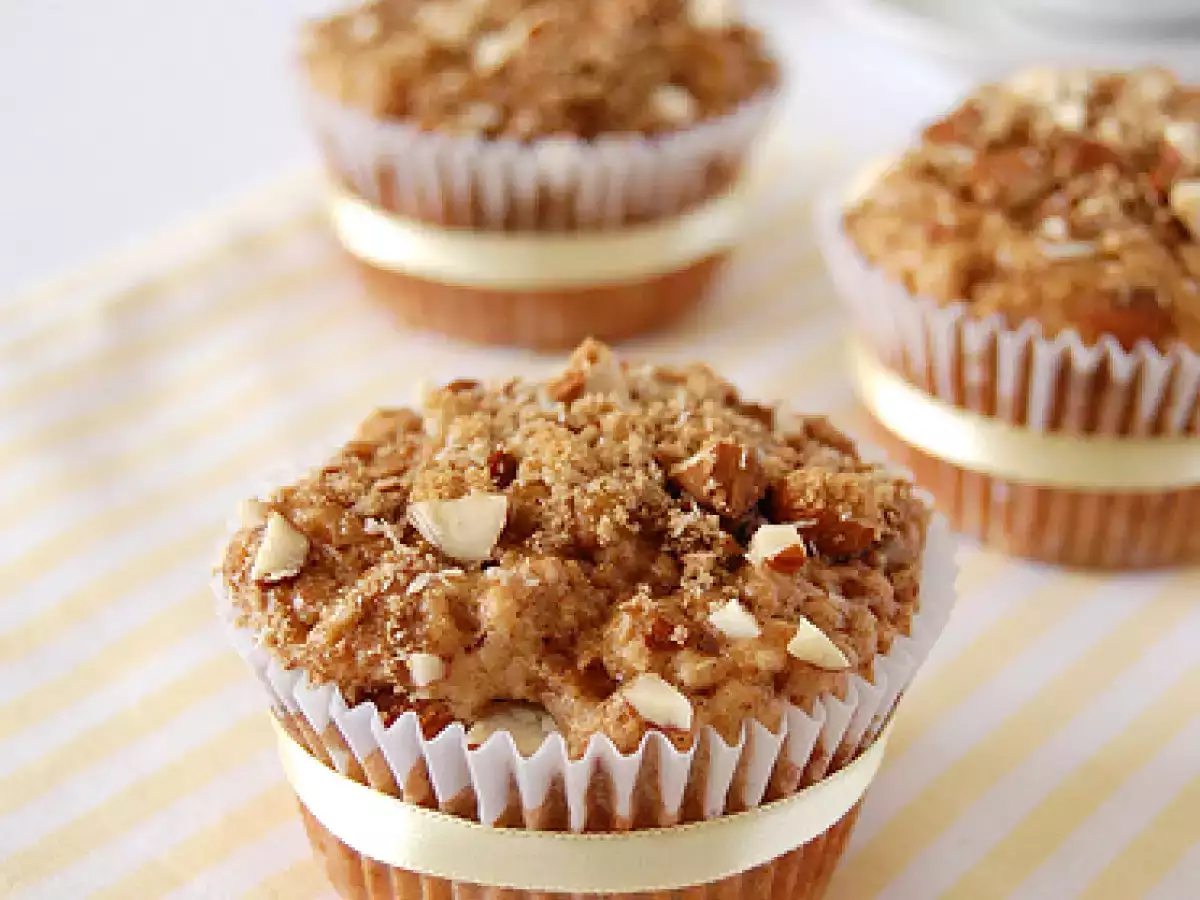 Muffins de pêra com cobertura crocante - foto 2