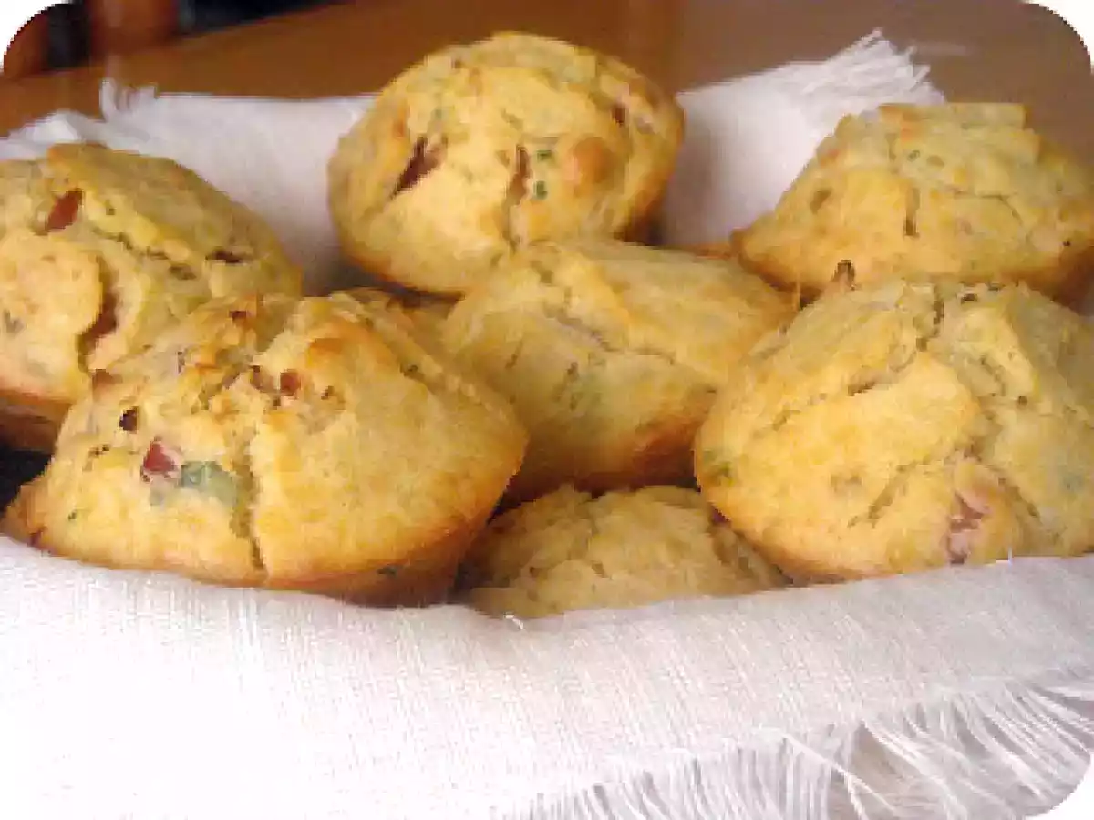 Muffins de presunto