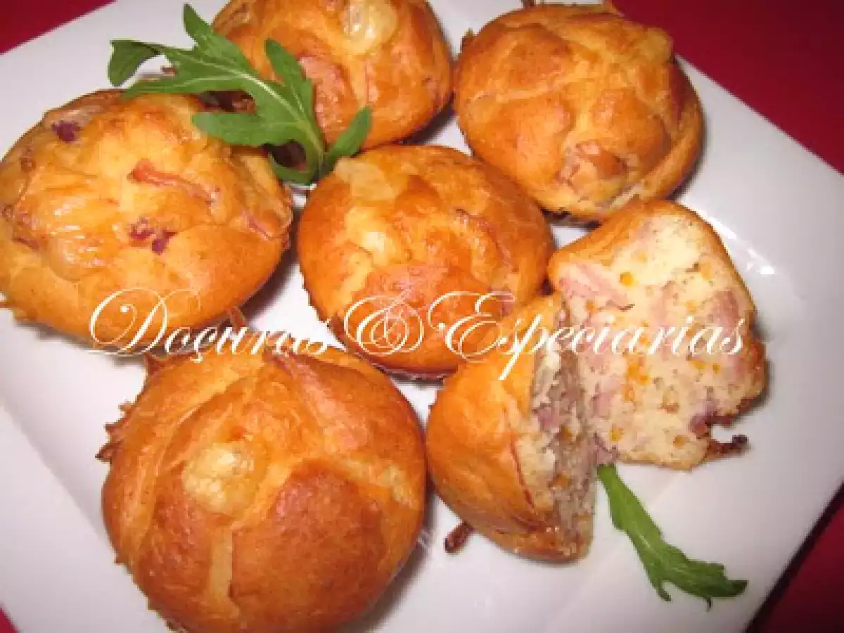 Muffins de Presunto e Cenoura