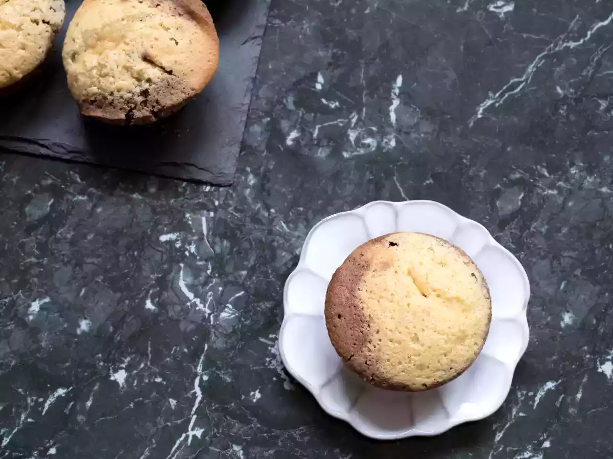 Muffins dois sabores (Savaroises au chocolat)