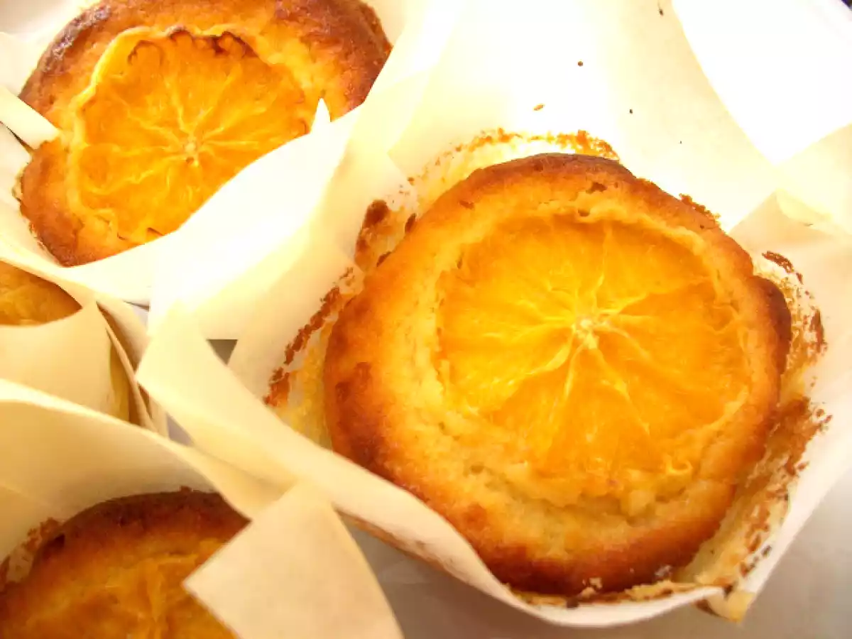 Muffins laranja côco