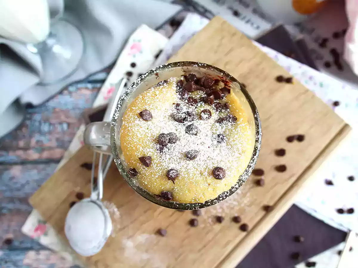 Mug cake cookie - Bolo de caneca cookie - foto 2