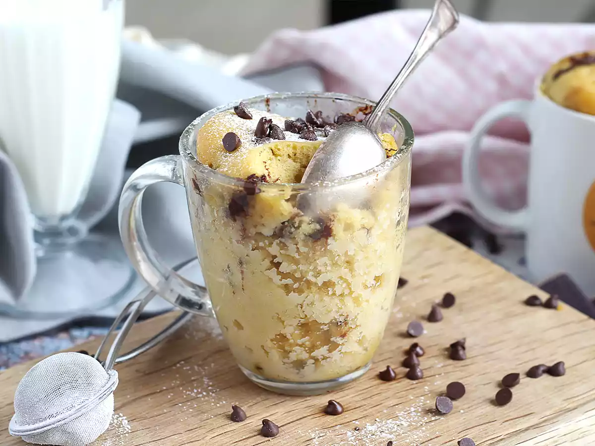 Mug cake cookie - Bolo de caneca cookie - foto 3