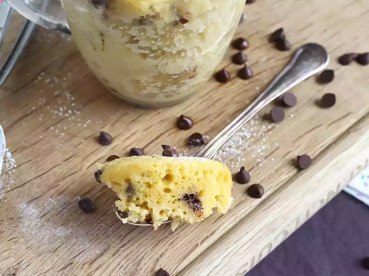 Mug cake cookie - Bolo de caneca cookie - foto 4