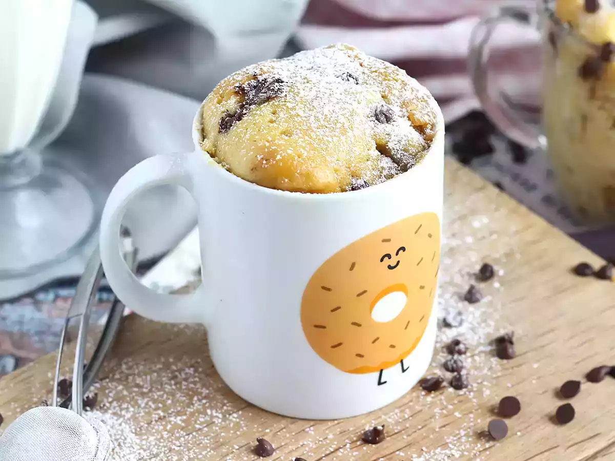 Mug cake cookie - Bolo de caneca cookie - foto 6