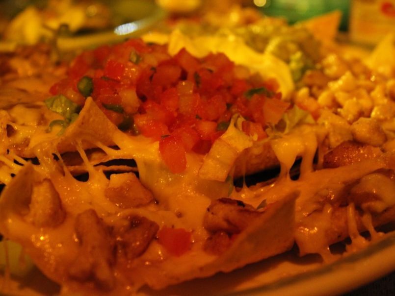 Nachos De Queijo Com Frango Ou Carne Moída