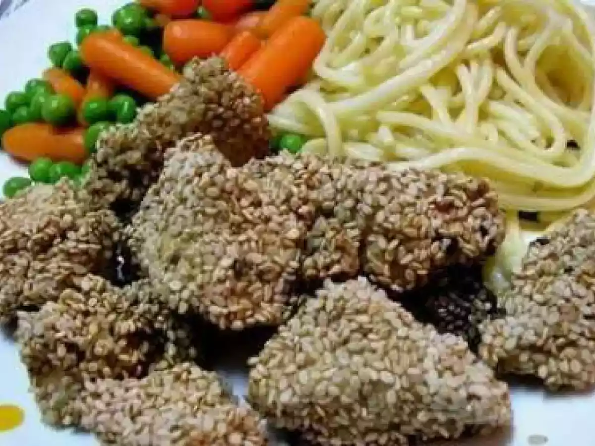 Nacos de frango com sementes de sésamo - foto 3