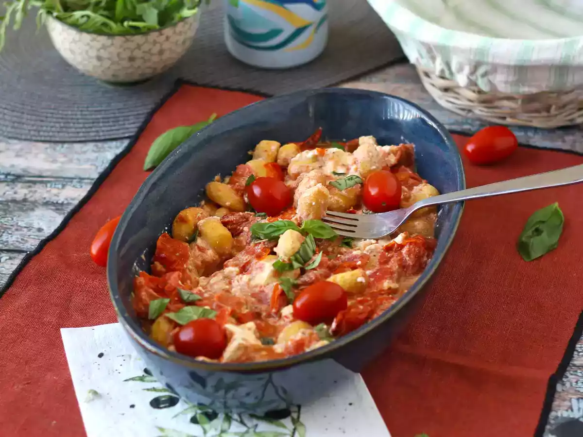 Nhoque com queijo feta na Air Fryer: Um prato único, rápido e saboroso para toda a família - foto 4