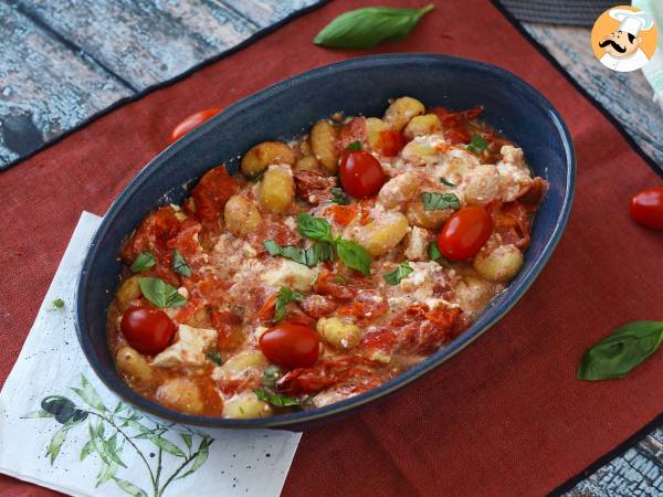 Nhoque com queijo feta na Air Fryer: Um prato único, rápido e saboroso para toda a família