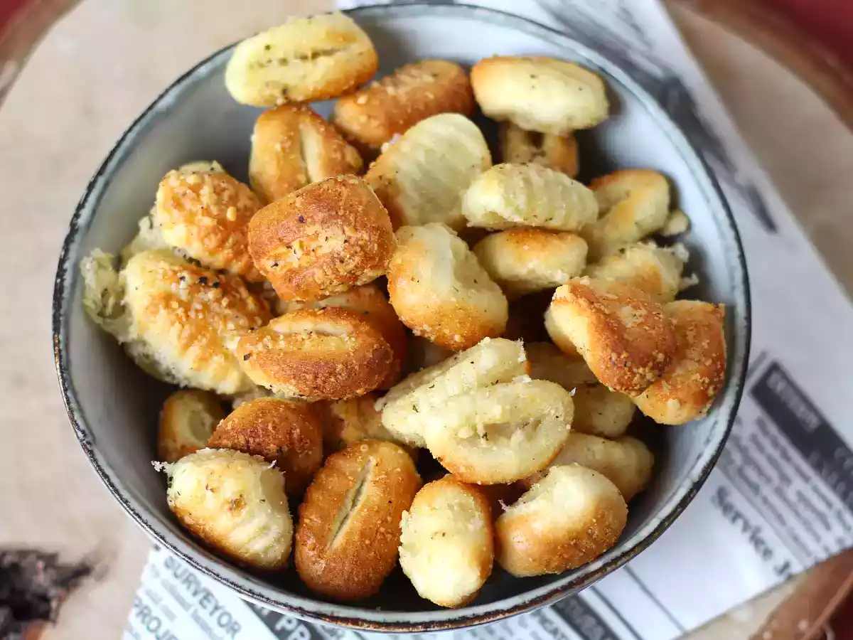 Nhoque crocante com parmesão feito na Air Fryer - foto 2