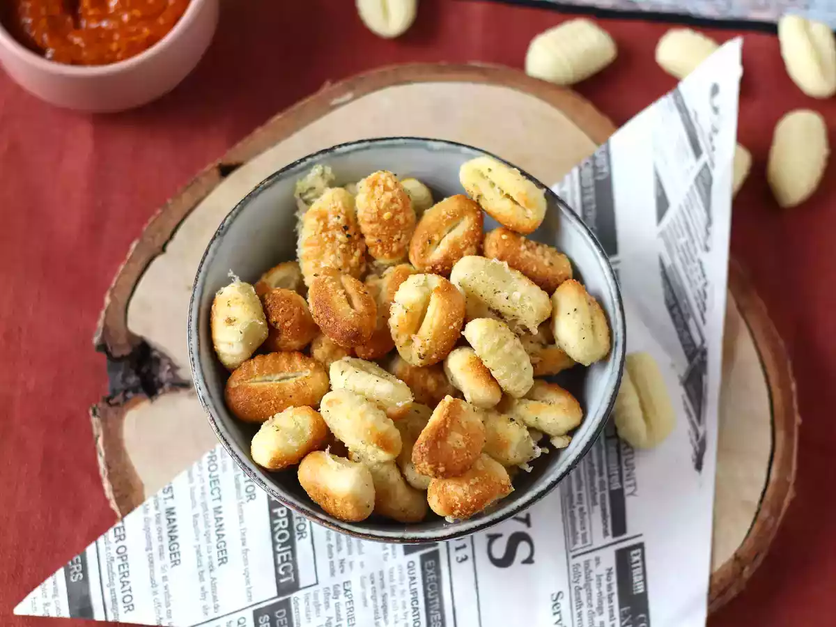 Nhoque crocante com parmesão feito na Air Fryer - foto 3