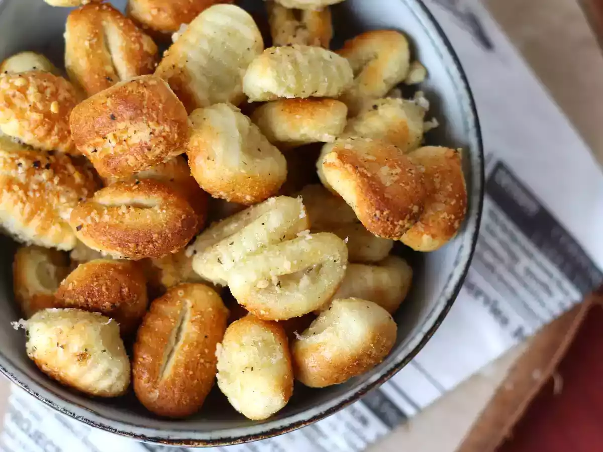 Nhoque crocante com parmesão feito na Air Fryer - foto 4
