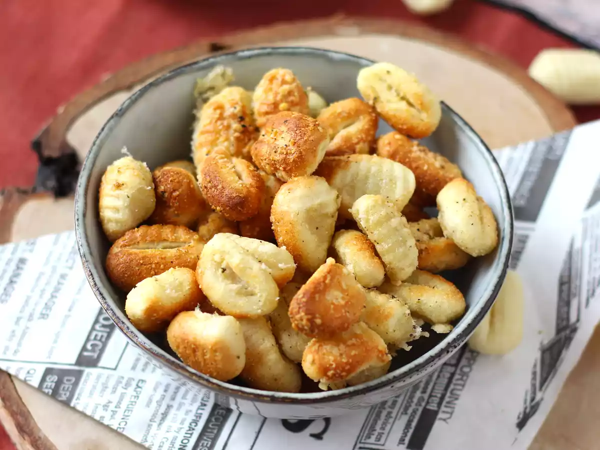 Nhoque crocante com parmesão feito na Air Fryer - foto 5