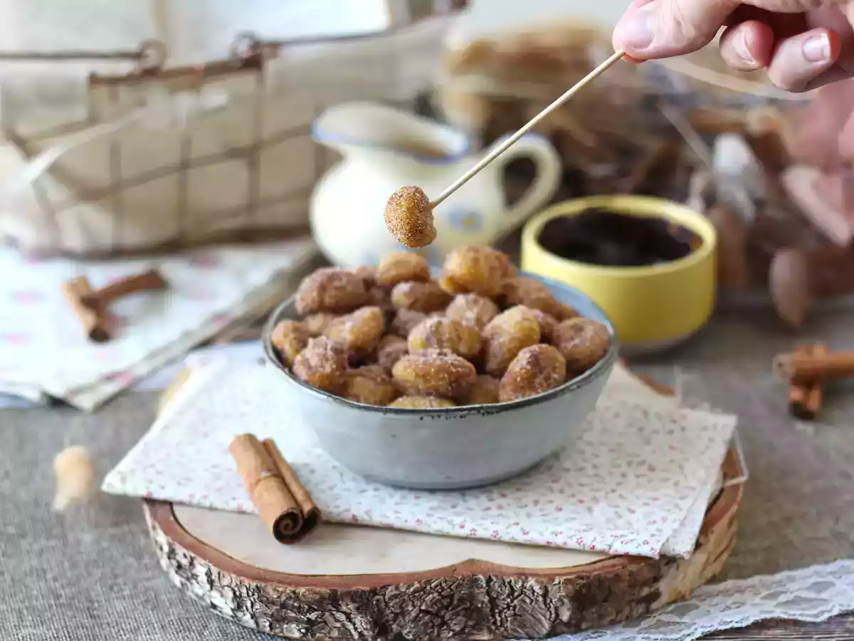 Nhoque doce com sabor de churros feito na Air Fryer - foto 5
