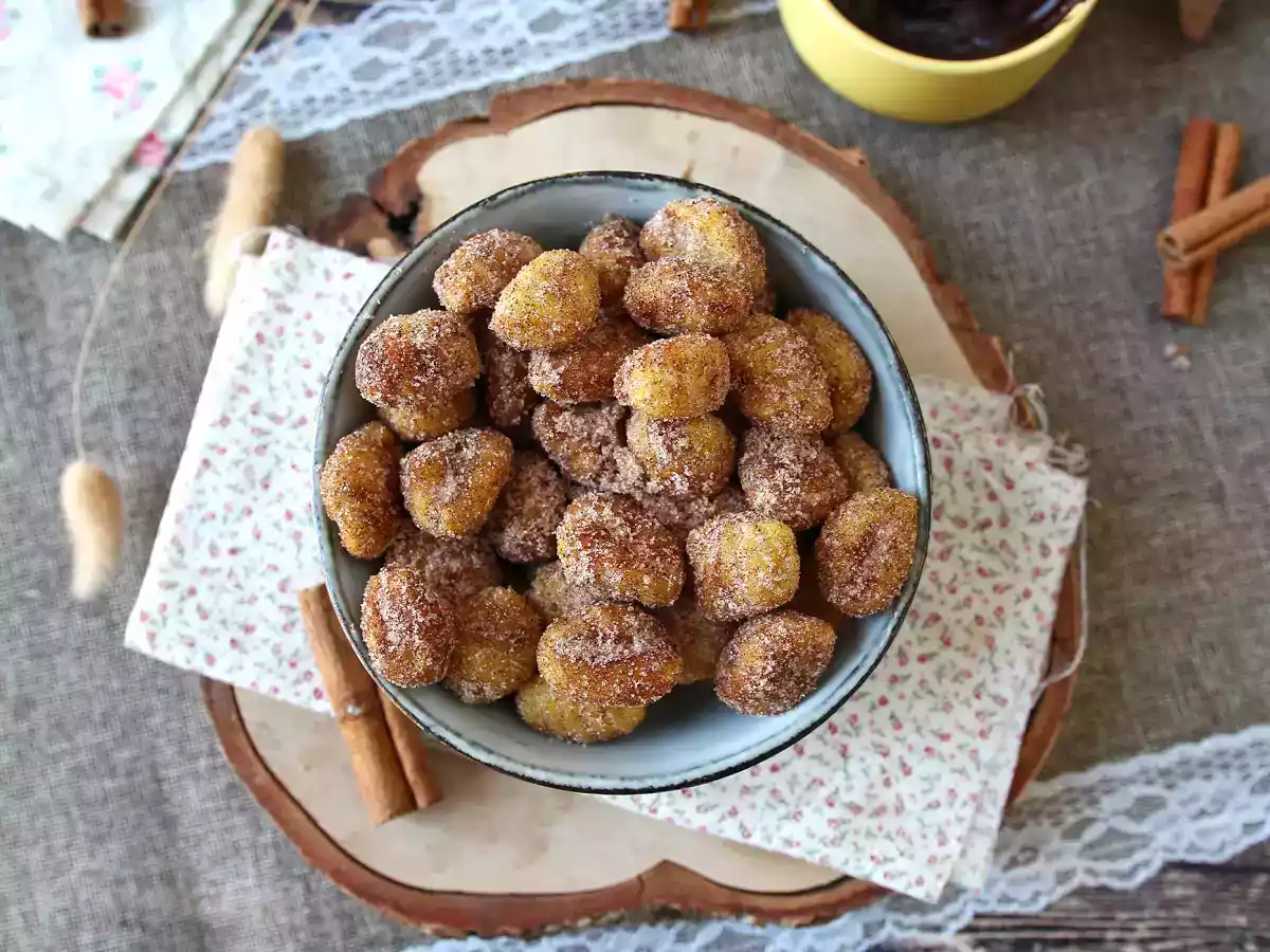 Nhoque doce com sabor de churros feito na Air Fryer - foto 6