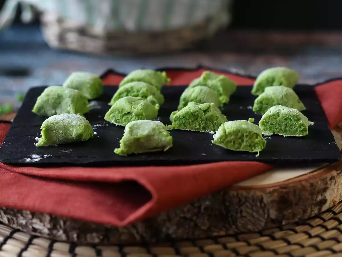 Nhoque vegano feito com ervilha e sem ovo - foto 3