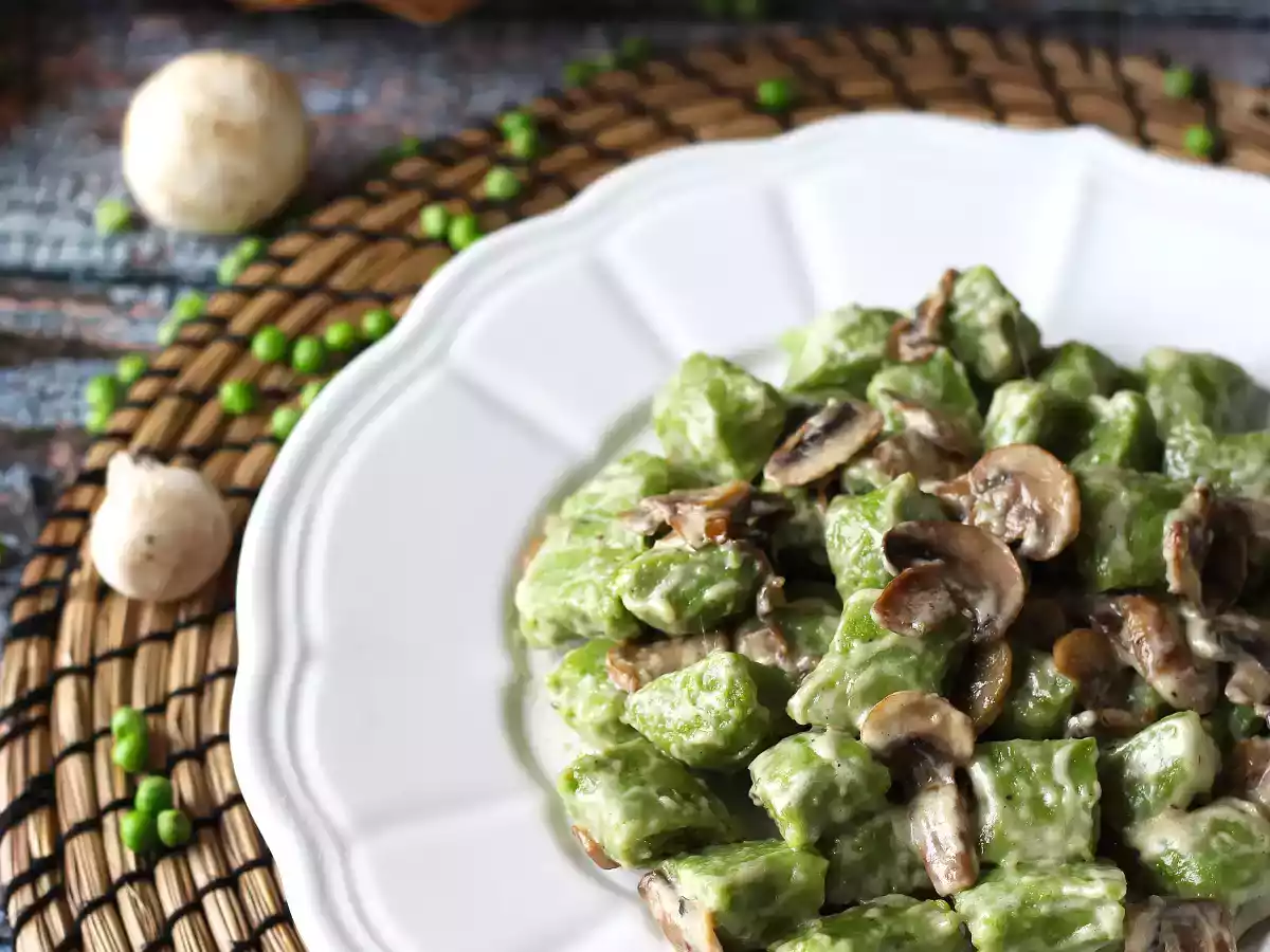 Nhoque vegano feito com ervilha e sem ovo - foto 5