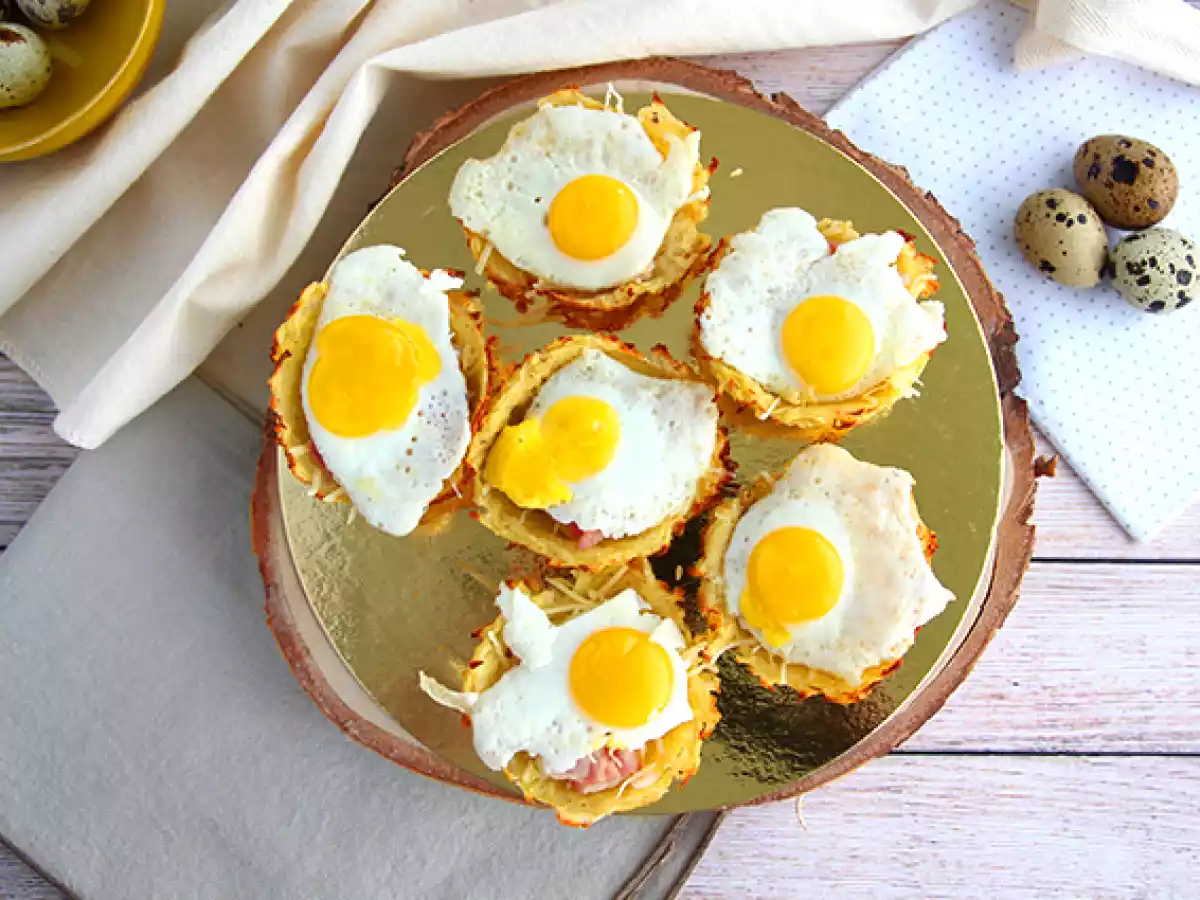 Ninho de Páscoa (feito com batatas) - foto 3