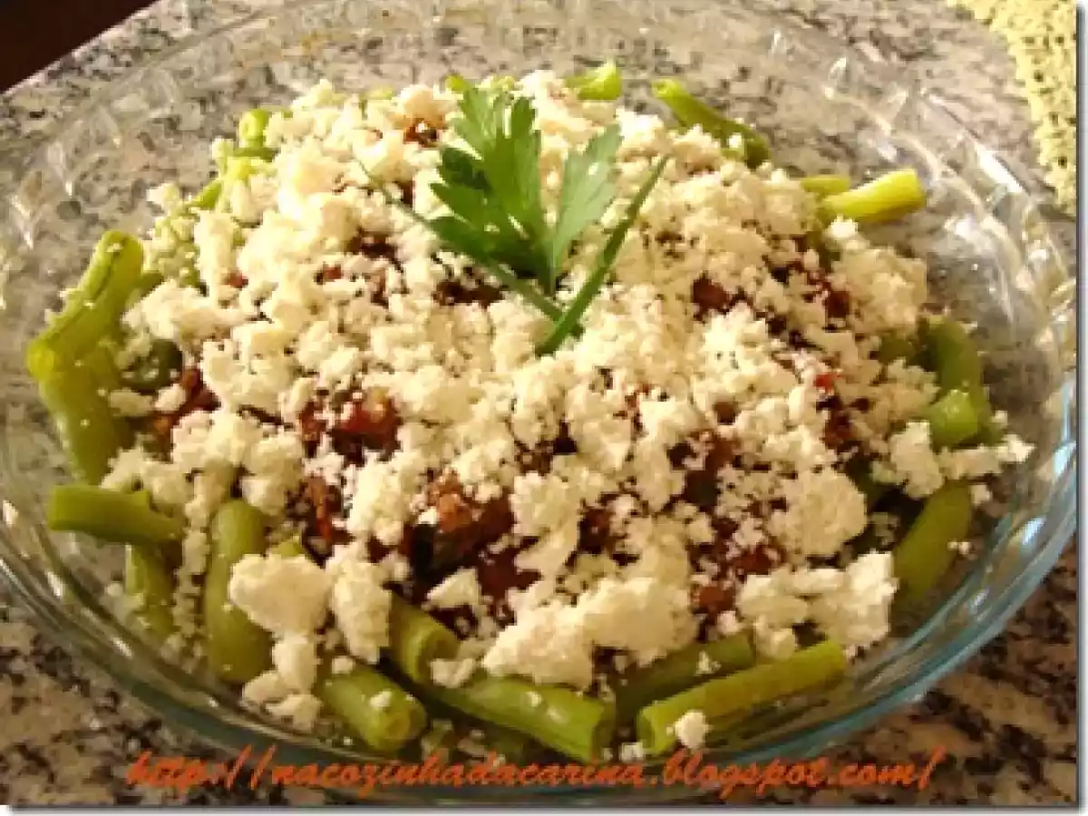 Ninho Diet de Vagem com Carne Moída