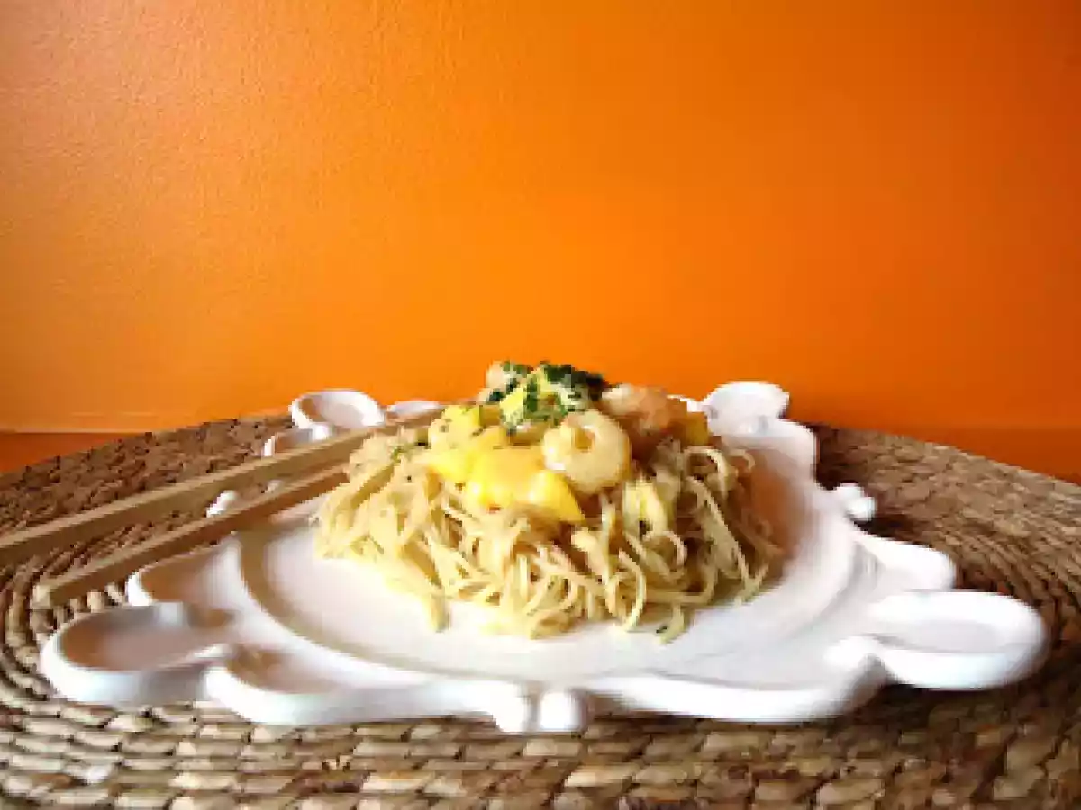 Noodles com Gambas e Manga ao Leite de Côco - foto 2