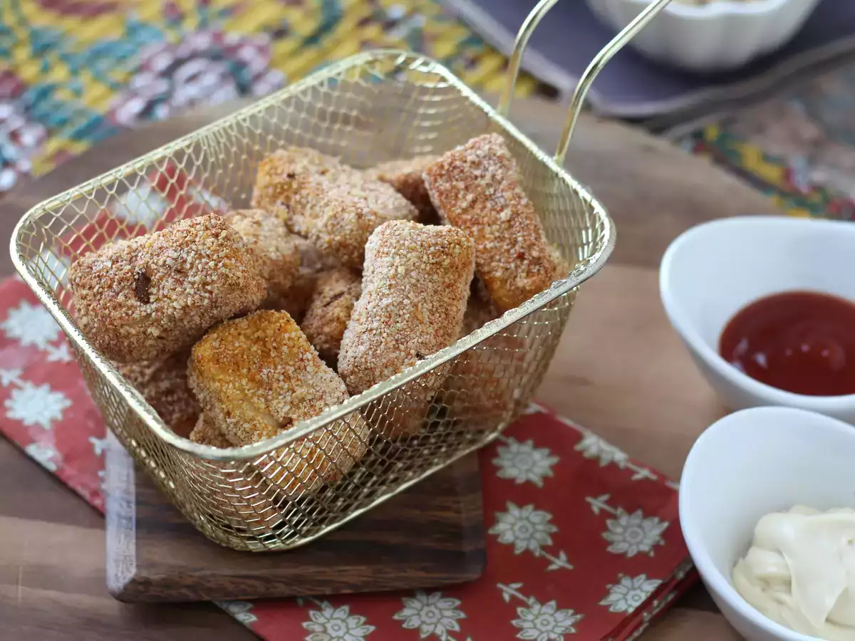 Nuggets de tofu na Air Fryer